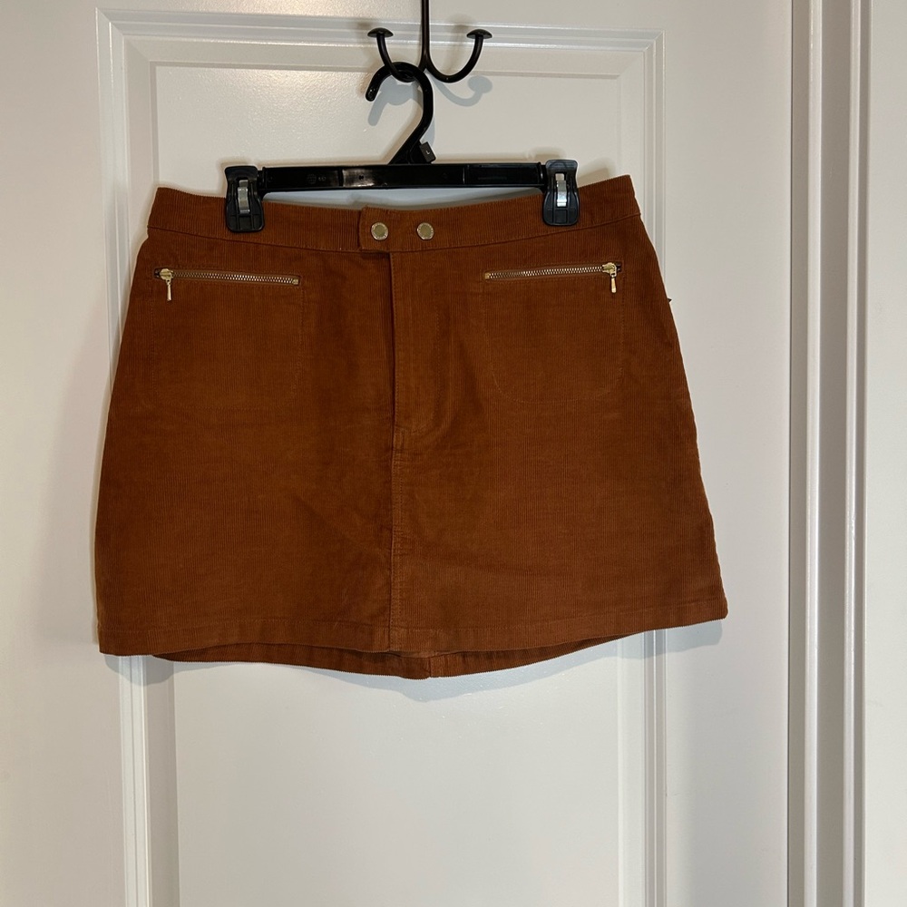 Abercrombie & Fitch Brown Mini Skirt